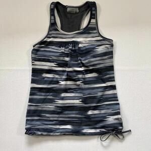 Athleta XS Shades Of Grey Athletic Tank With‎ Bra